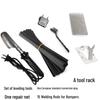Plastic Welder Repair Kit: Car Bumper Welding Gun with Nails and Smoothing Tool for Crack Repair.