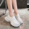 Fashion 2025 Summer Autumn Women's High Quality Water Diamond Casual Shoes Luxury Thick soled Single Shoes Designer SLIP-ON Flat Shoes