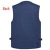 Gilet da arrampicata e fotografia multitasche da uomo taglie forti 10XL (Primavera Autunno)