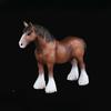 1Pc Children's Simulation Animal Toys Wildlife Model Set Solid Quarter Horse White Horse Black Horse Maxima Horse