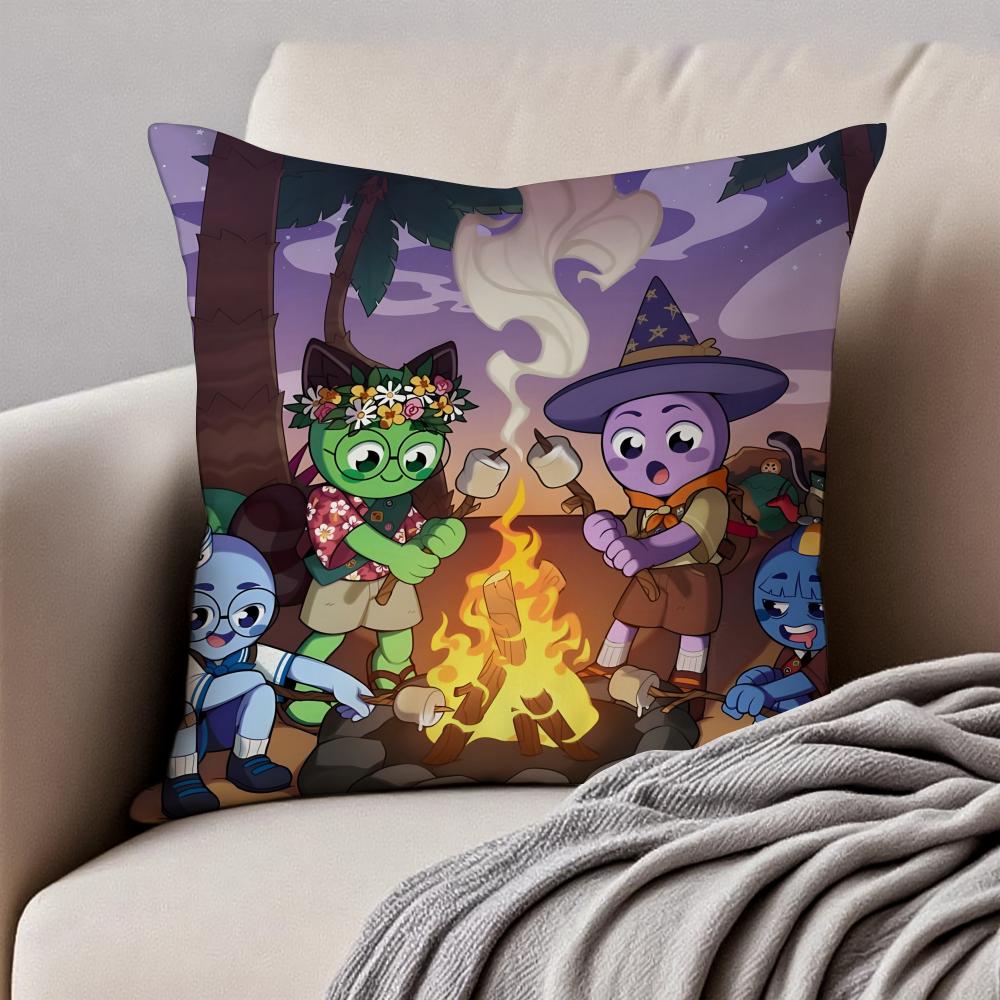 

Inspiring game PPeak Cushion Cover Pillowcase Antidustmite Invisible Zipper Short Plush Sofa Cushion 30X30cm