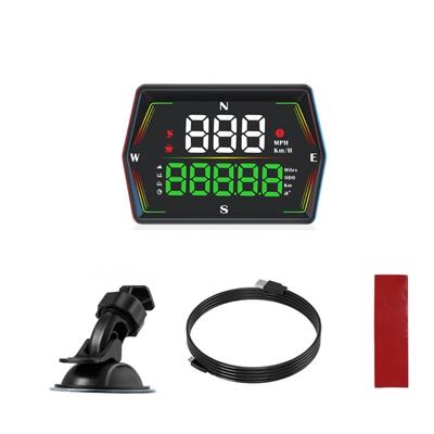 Car Heads Up Display with Built In Map Auto HUD Projector for Accurate Speed Tracking & Multifunctional Data Analysis