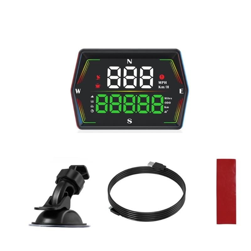 

Map Speed Display HUD For Real Time Driving Data Monitoring & Automatic Brightness Adjustment for Night Driving Safety 1
