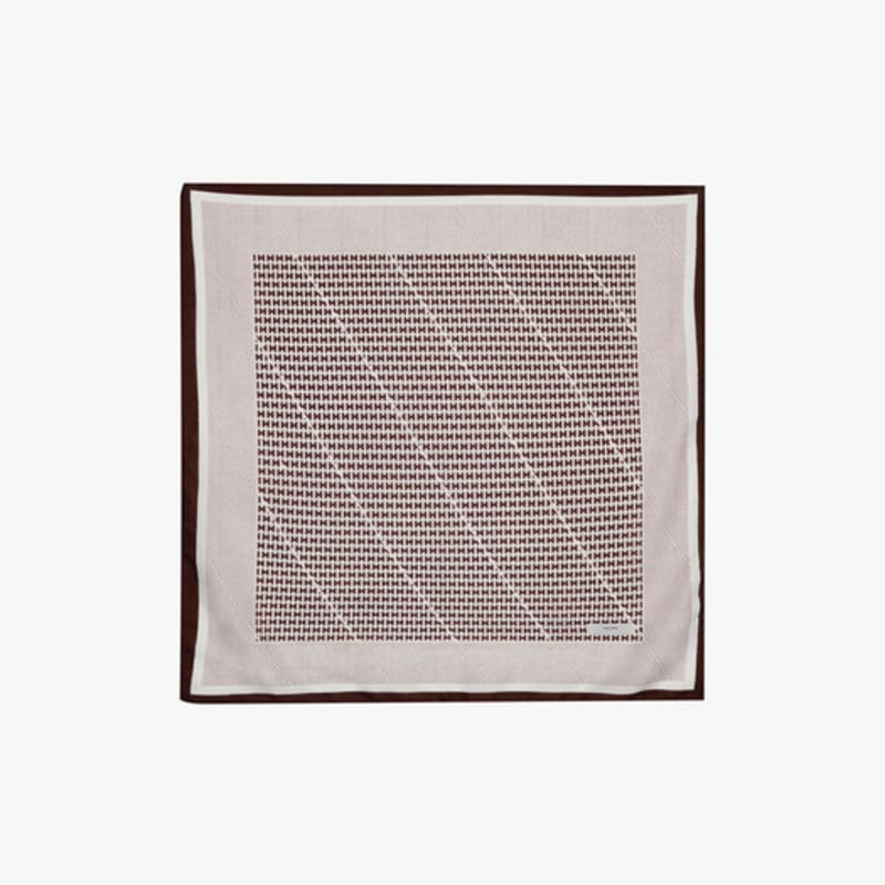 Healiote HEAL SIGNATURE SCARF_BROWN