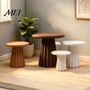 Dollhouse Decoration Miniature Round Table, Mini Side Table Model, Furniture Living Room Tiny Decor, 1:12 Accessories PLA
