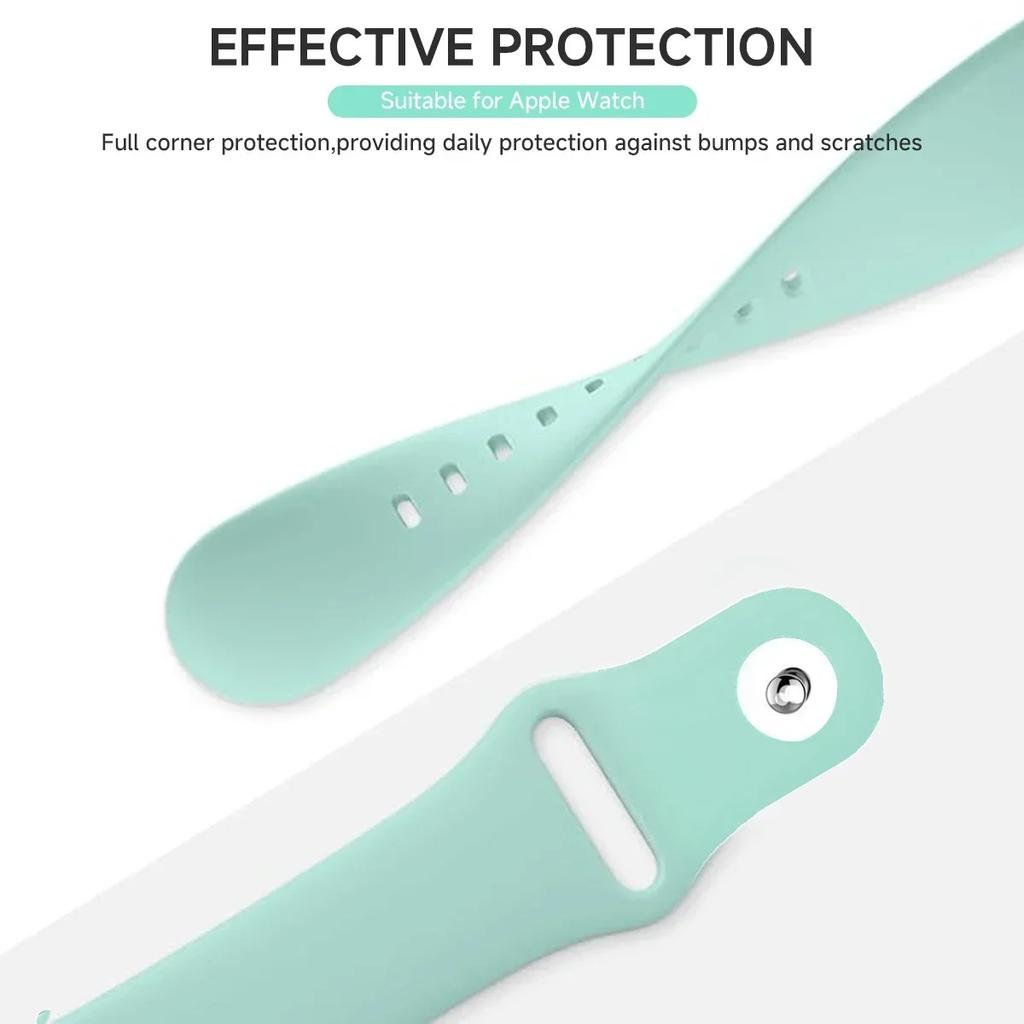 Custodia in TPU+Cinturino per Apple Watch Band 46 42 44 41 40mm 45mm 49mm Protezioni Schermo per Apple IWatch Serie 11 10 9 8 7 6 band