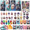 Demon Slayer Party Favors, 110pcs Birthday Party Favors Including Demon Slayer Stickers Bags Keychains Badge Seal Wristband Etc
