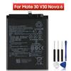 Rechargeable Lithium Battery For Huawei Mate30 TAS-AN00 Mate 30 V30 Nova 6 Nova6 SE HB486586ECW Phone Battery 4200mAh