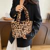 Trendy Fashion Leopard Pattern Shoulder Tote Bag For Women With Roomy Interior And Soft Design