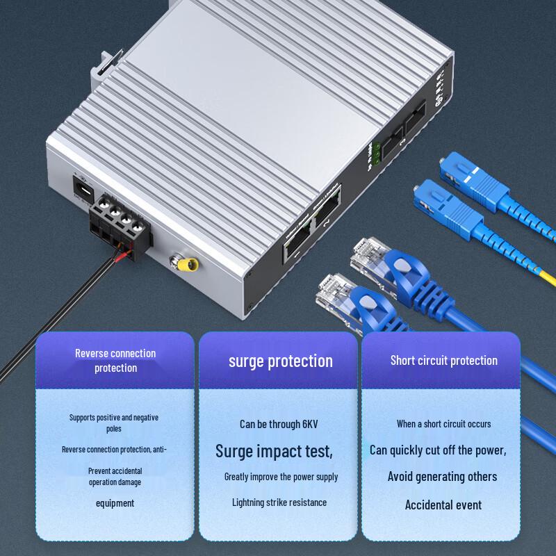 Zhongke Optoelectronics Industrial 100M Fiber Optic Transceiver