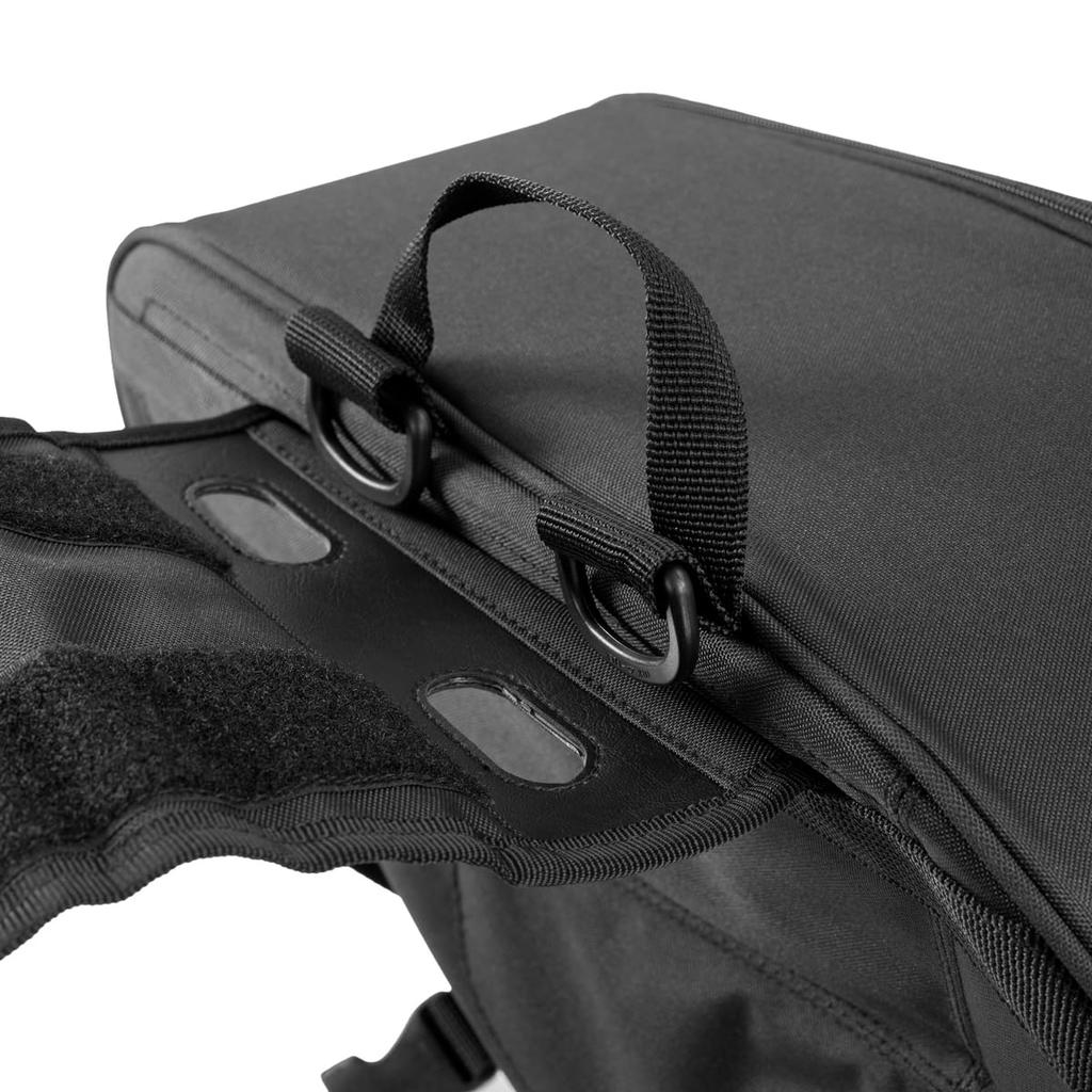 2025 Model Molded Saddlebag for 36L Per with Rain Black [KOMINE] SA-254 Motorcycles, Touring, (18L Side), Cover,