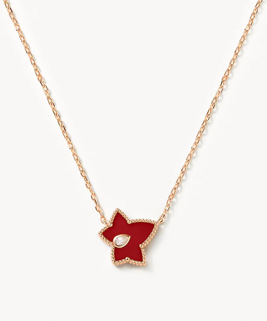 Lola Rose Ivy Carnelian Bead Pendant Necklace