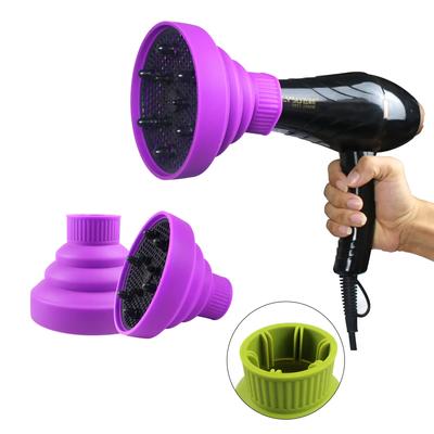 Silicone Hairdryer Diffuser Cover Temperature Resistant Silica Foldable Hairdressing Curly Styling Hair Care Salon Tool