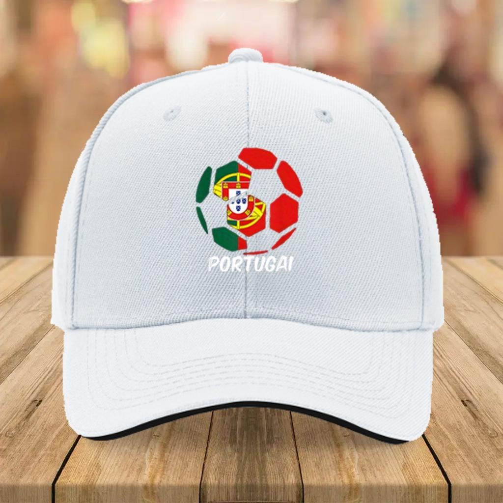 Portugal Soccer Football Fan Baseball Cap Adult Breathable Adjustable Casual Summer Hat