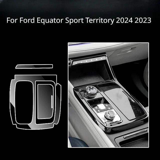 

Для Ford Equator Sport Territory 2024 Автомобильные аксессуары для салона пленка прозрачная ТПУ Панель переключения передач Центральная консоль Защита от царапин A