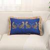 Nordic Luxury Leopard Print Gold Tassel Pillowcase for Living Room Sofa
