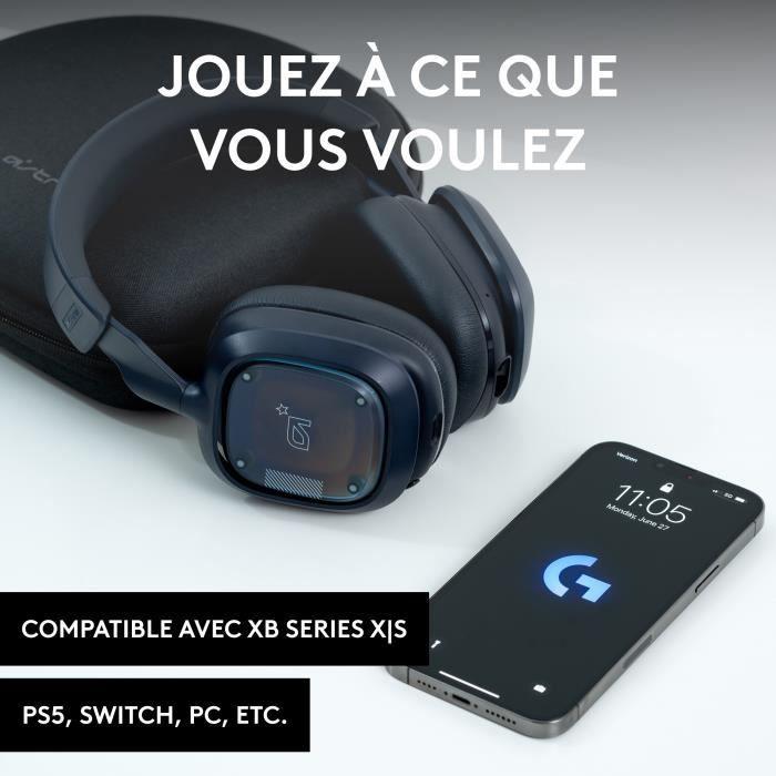 Casque gamer - Sans fil - Logitech G - A30 - PS5, PS4, PC, MAC, Mobile - Bleu marine