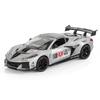 1:32 C8  Alloy Modified Super Sports Car Model Diecasts Metal Track Raing Car Vehicles Model Sound Light Toys Gift
