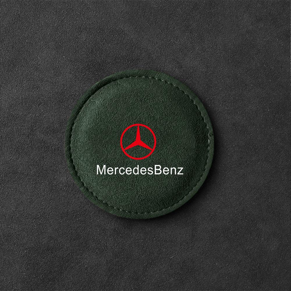 2pcs Car Coaster Anti-Slip Water Cup Holder Pads For Mercedes Benz A B C E S M Class AMG CLA CLS W212 W213 W204 W205 W176 W211