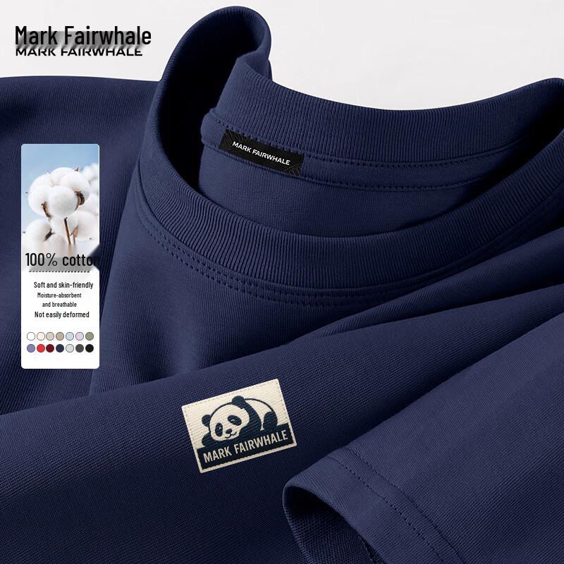 Mark Fairwhale Men s Chinese Style Panda Print Cotton T-Shirt M