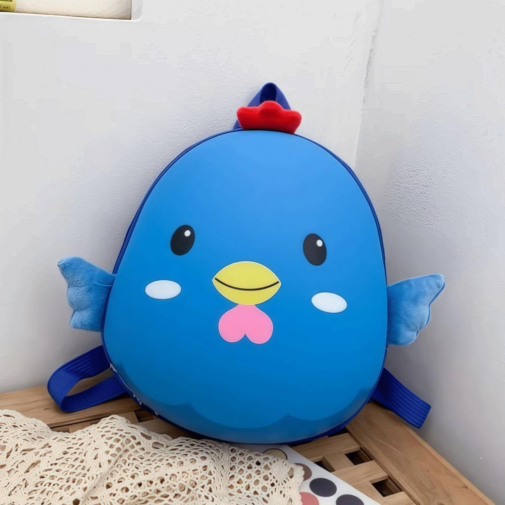 Unique 3D Egg Shell Backpack Cartoon Simulation Chick Backpack Waterproof Large Capacity Children SchoolBags Kid Gift