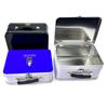 Tinplate Metal Storage Box White Black Silver Cake Packaging Box Lunch Box  Money Contain