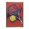 Plakat Tenisowa Pasja Plakat Tenisowa Pasja, 40X50 Cm, Rama Aluminiowa Czarna, Papier Matowy 230 Gsm