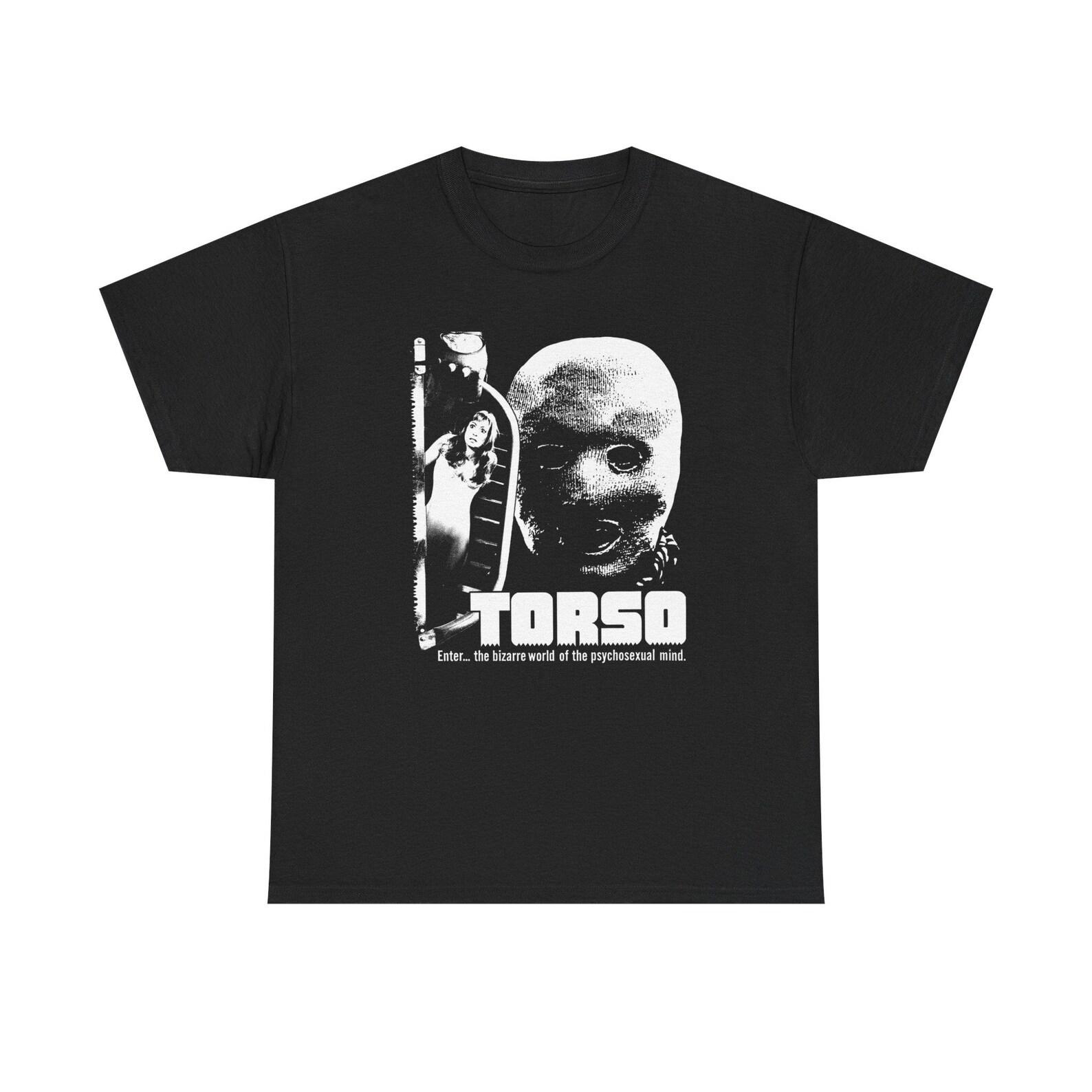 Torso 1973 Horror Film Shirt, Vintage Giallo Movie Tee, Italian Cult Horror Graphic T-Shirt, Retro Slasher Film Fan Gift M