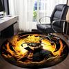 1 Stück Naruto Stuhlteppich für das Büro, rutschfest, maschinenwaschbarer Teppich für das Büro, Raum-Urlaubsdekoration für Weihnachten, Geburtstag, Polyester