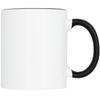 Glass "Pix" 350 Ml Sublimation Mug with Colored Handle and Interior Solid Black