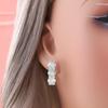 Classic Design 925 Sterling Silver October Birthstone Natural Opal Earring Fine Jewelry for Mom's Festive and Birthdays Gift