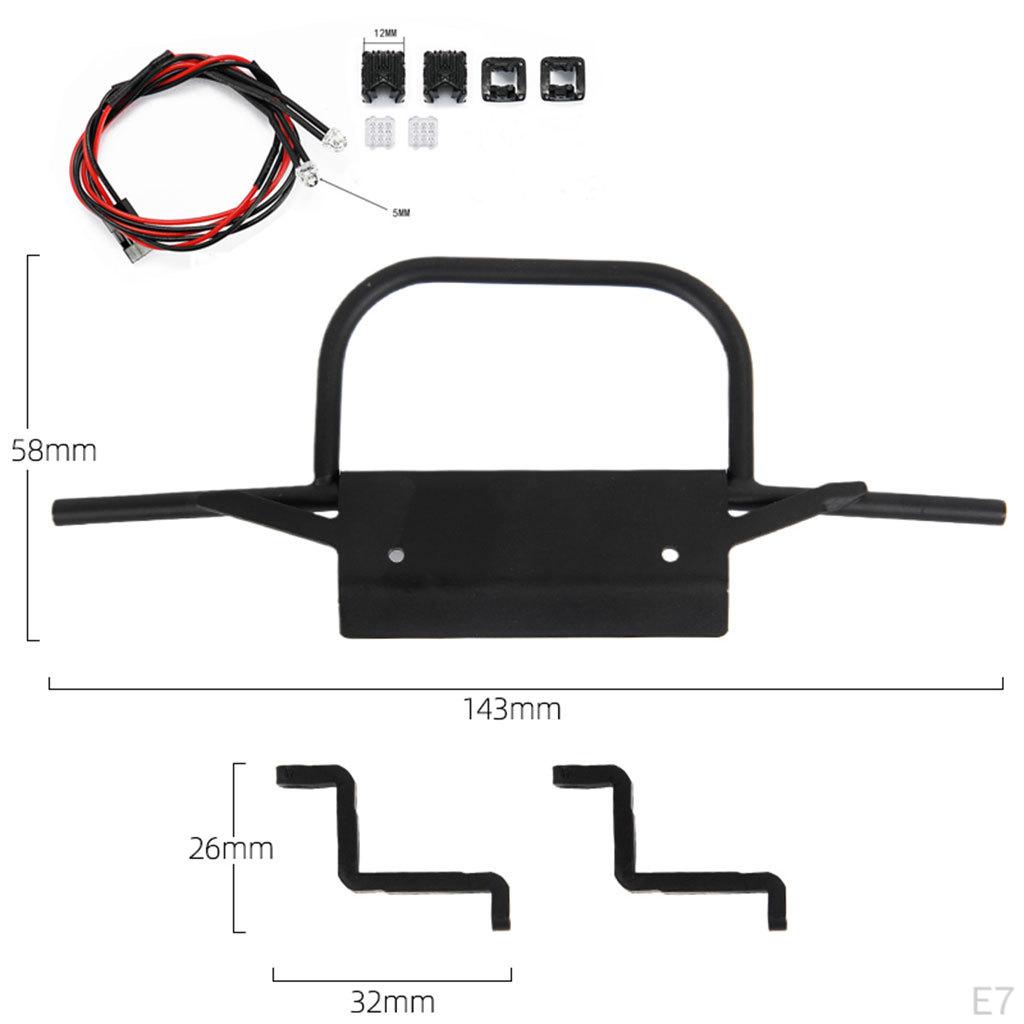 Simulation RC Crawler Front Bumper Kits /10 1/12 D90 MN98 99S D91