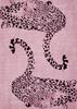 Retro Pink Brown Leopard Rug Vintage Animal Print Carpet Soft Living Room Floor Mat Bedroom Cozy Decor Soft Washable Area Rug