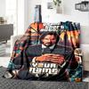 Gta Personalisierbare Textdecke Gemütliche Personalisierbare Decke Langlebiger Komfort für Sofa Büro Couch Picknicks Ganzjahres-Universal