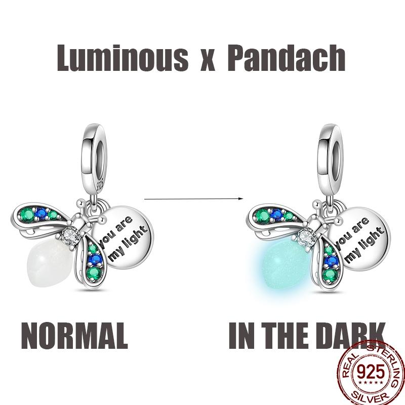 Luminous Firefly Star Moon Cherry Catcopper Pendant Beads 3Mm Diy For Women Exquisite Jewelry Making Gift