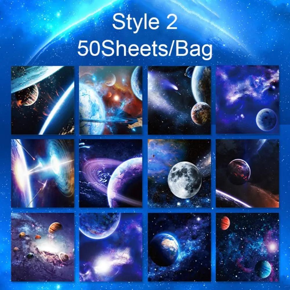Square Star Sky Constellations Origami Paper Kid DIY Handmade Double-sided Coloring Fold Craft Paper Art Material Gift For Kids