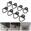 8Pcs Universal Triangular Tie Down Anchor Rings Towing Hook for Truck RV Trailer SUV