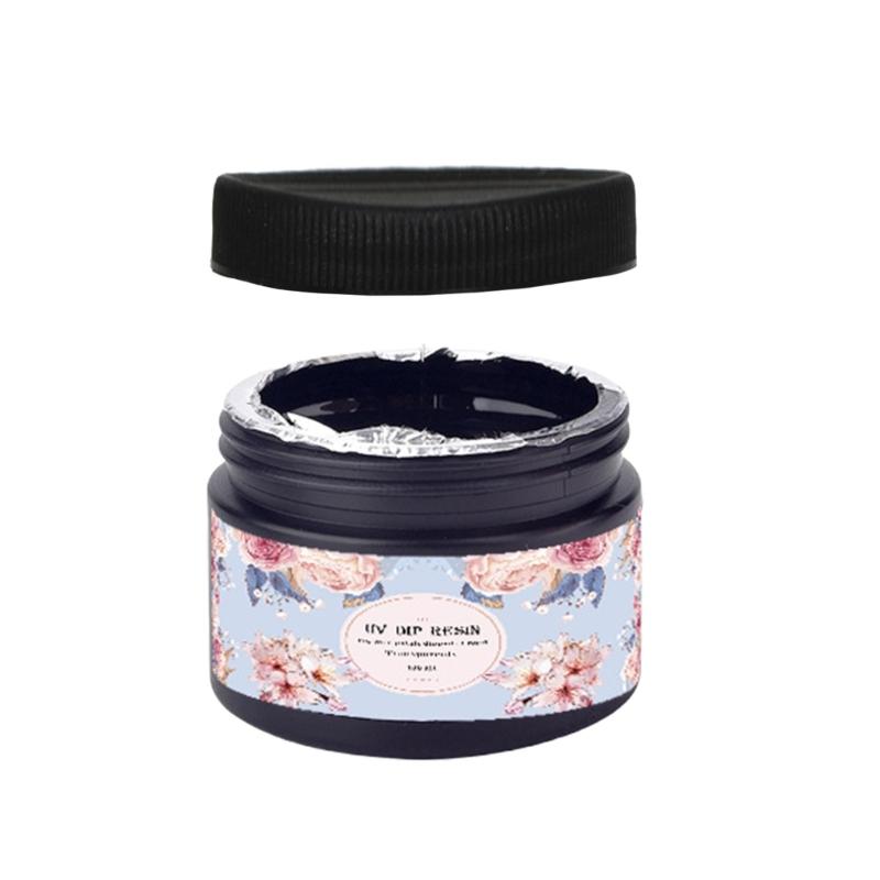 

Практичний набір смоли для занурення в УФ, 50 г/100 г кристалів, прозора епоксидна смола для прикраси квітів і виготовлення ювелірних виробів із 13 дротами