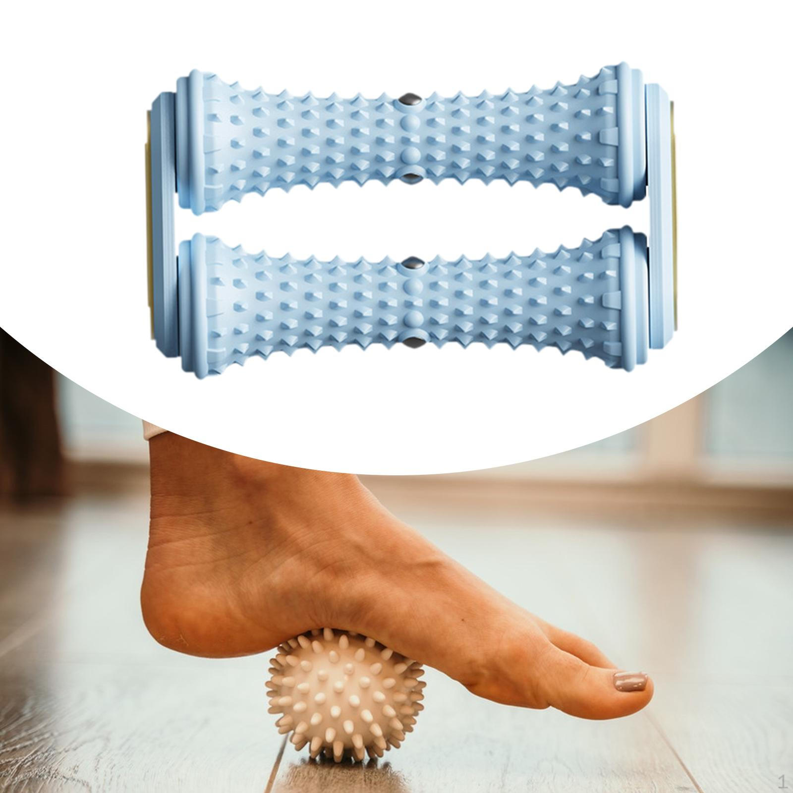 

Массажный ролик для ног, ручной массажер, приспособления для занятий йогой и фитнесом, практичный точечный подарок для ног синий