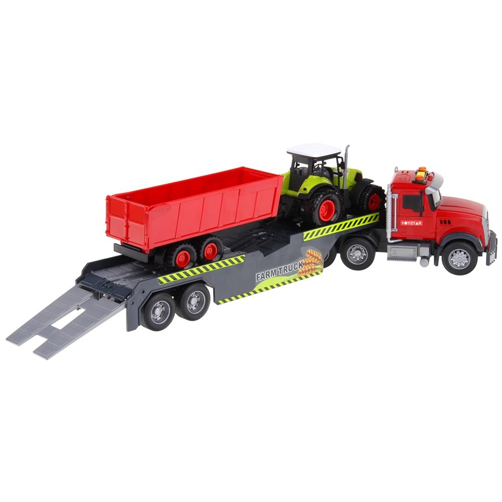Truck Tractor Unit With Trailer Recovery Truck Tractor Tractor With Trailer Toy Car