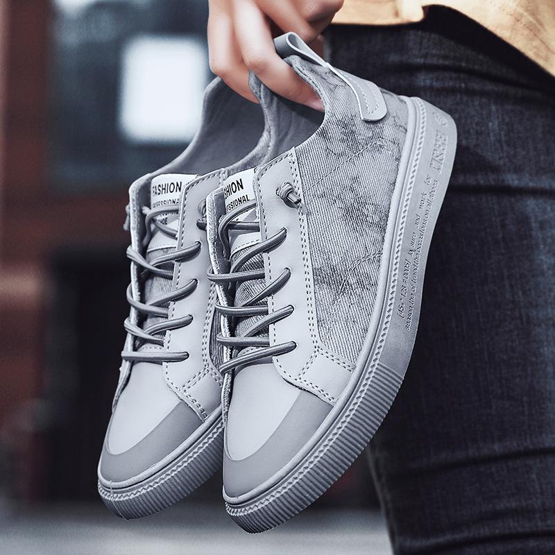 Fashion Men Sneakers Unisex Comfortable Fabric Men Footwear Men's Shoes Casual Flats Fashion Graffiti Printed High Top