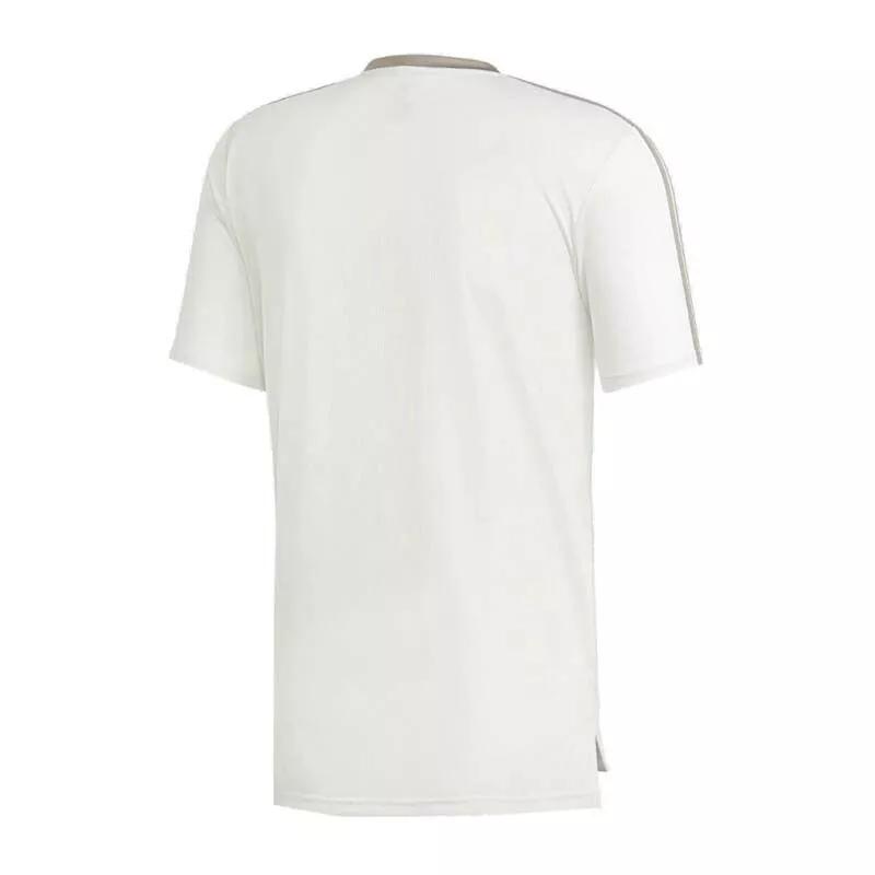 Adidas X Jeep Collaboration Juve Tr Jsy V-Neck Pullover Short Sleeve Soccer Shirt Men Tops White DP3821