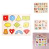 Colorful Alphabet Wooden Pegged Puzzle For Boys And Girls Above 3 Years Old