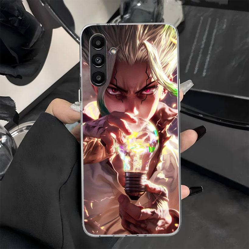 

D-Dr Stone Anime Phone Case for Samsung Galaxy A17 A16 A26 A36 A56 A15 A14 A13 A12 A55 A54 A53 A25 A24 A23 A35 A34 A33 A05S A04S Samsung A14
