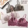 Lace Bra for Women Big Cup Sexy Floral Underwire Underwear Ladies Push Up Thin Bra Half Cup 3-42B Gather Brassiere