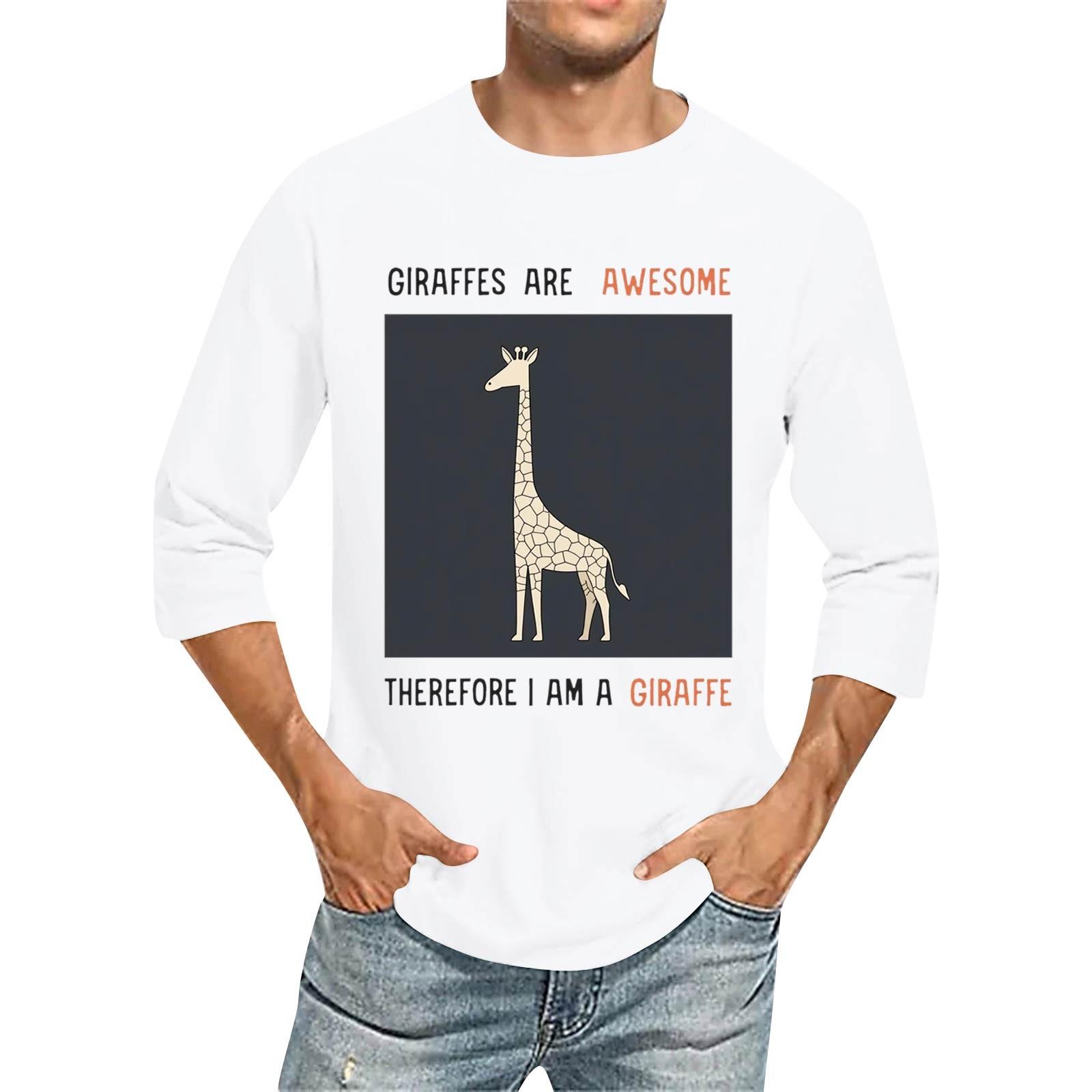 

Мужская повседневная модная футболка с круглым вырезом и рукавом три четверти XL белый