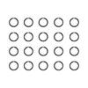 20 pièces Anneaux de Porte-clés Plats en Métal Anneaux Divisés de Remplacement Porte-clés Portable d'extérieur Boucle de Porte-clés Anneaux Divisés Faciles à Ouvrir
