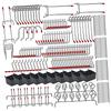Industrial Strength Pegboard Mounting Hooks Metal Utility Hangers For Tool Shed Workshop Organization Supplies