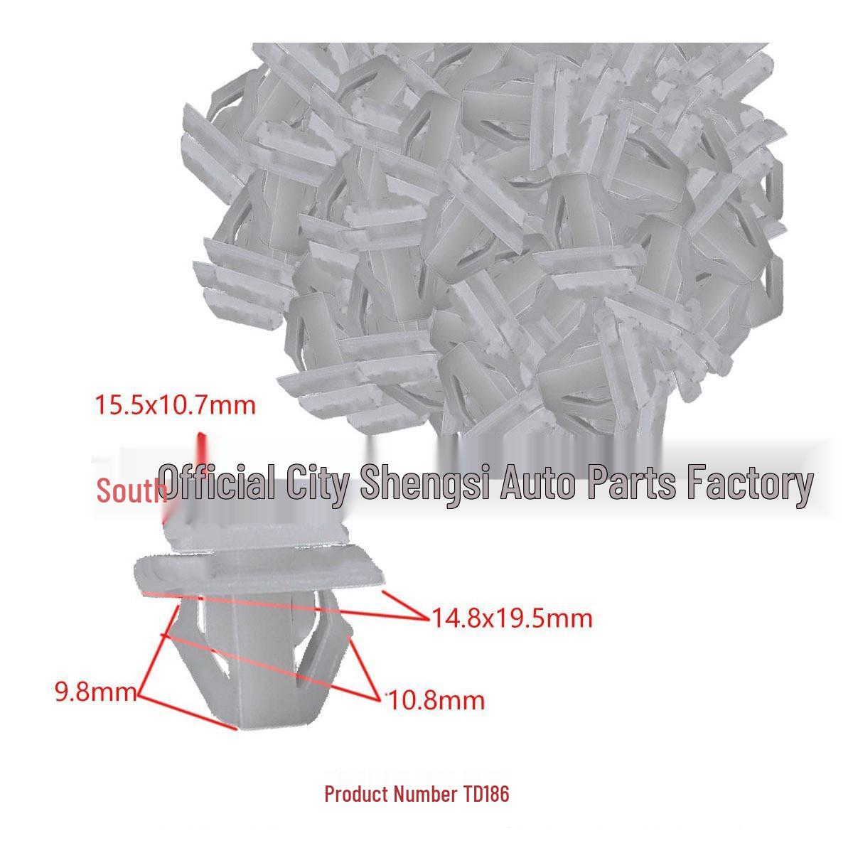

Elantra Sonata Yue Dong Interior & Exterior Trim Panel Guard Strip Kit with Universal Buckle 10000 Units