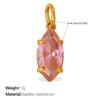 Colorful Diamond Geometric Pendant Light Luxury Niche Multi-Color Multi-Shape Zircon Jewelry Accessories